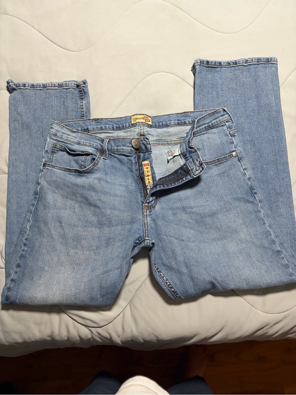 Wrangler 20x men’s boot cut stretch 36x32 jeans